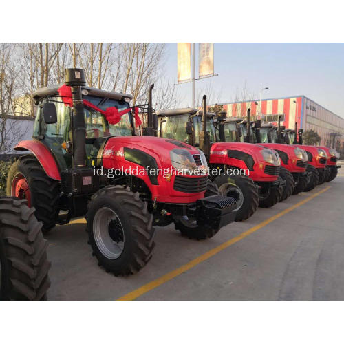 80hp traktor pertanian traktor kabin besar